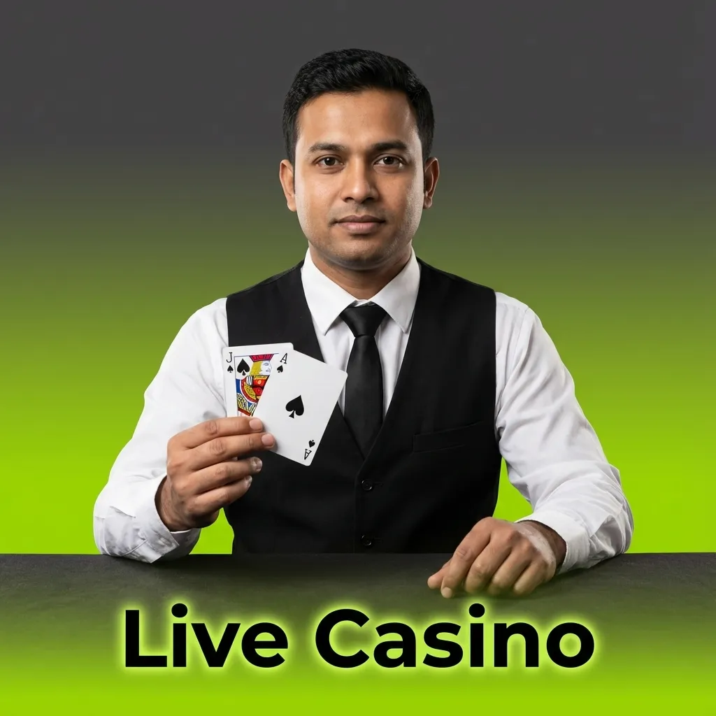 Player at a computer betting on live casino games with real dealers streamed in HD, chat window and digital betting layout visible